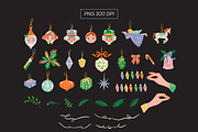 Christmas Patterns and Png Set, a Pattern Graphic by Nansirins Studio (Thumbnail 6 of 6)
