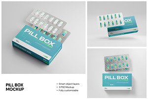 Pill Box Mockup