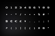 Xorien - Futuristic Display Font, a Sans Serif Font by Webhance Studio (Thumbnail 9 of 10)