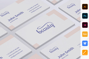 Skin Beauty Clinic Business Card