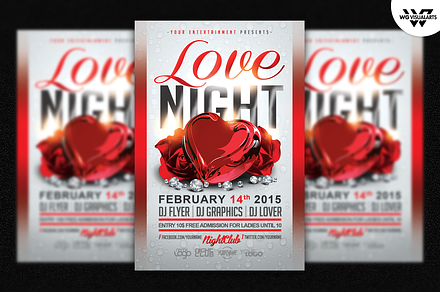 LOVE NIGHT Flyer Template