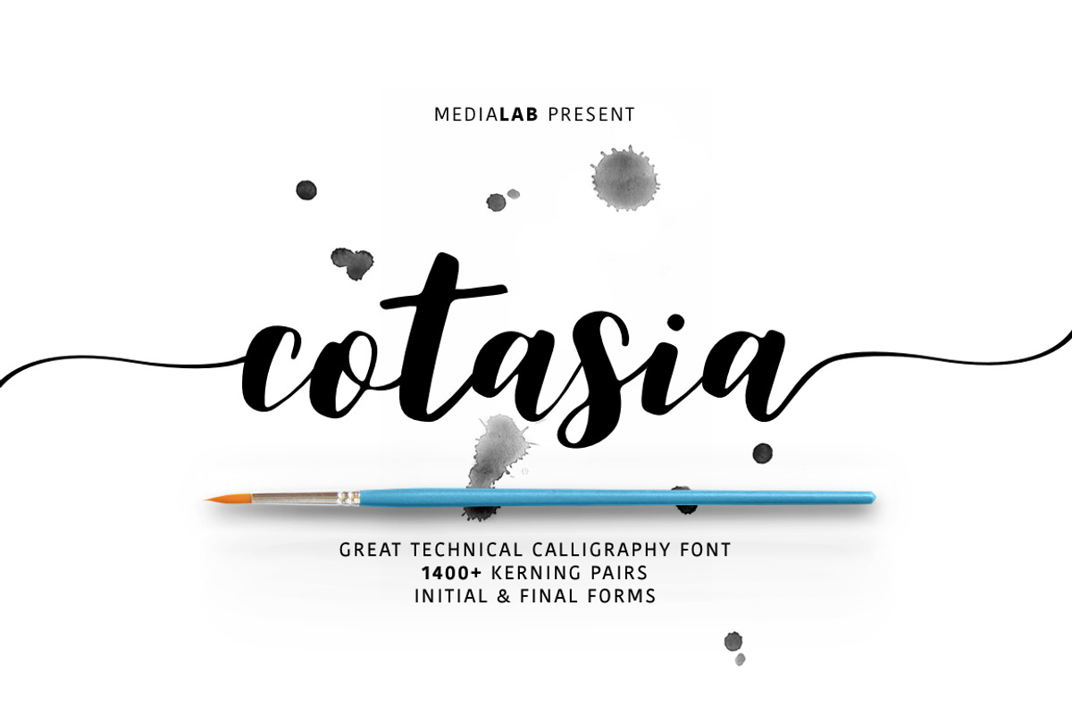 Cotasia swashes Wedding font