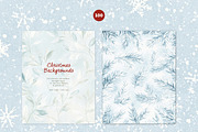 100 Christmas Backgrounds, a Background Graphic by PeDe Designs (Thumbnail 7 of 16)