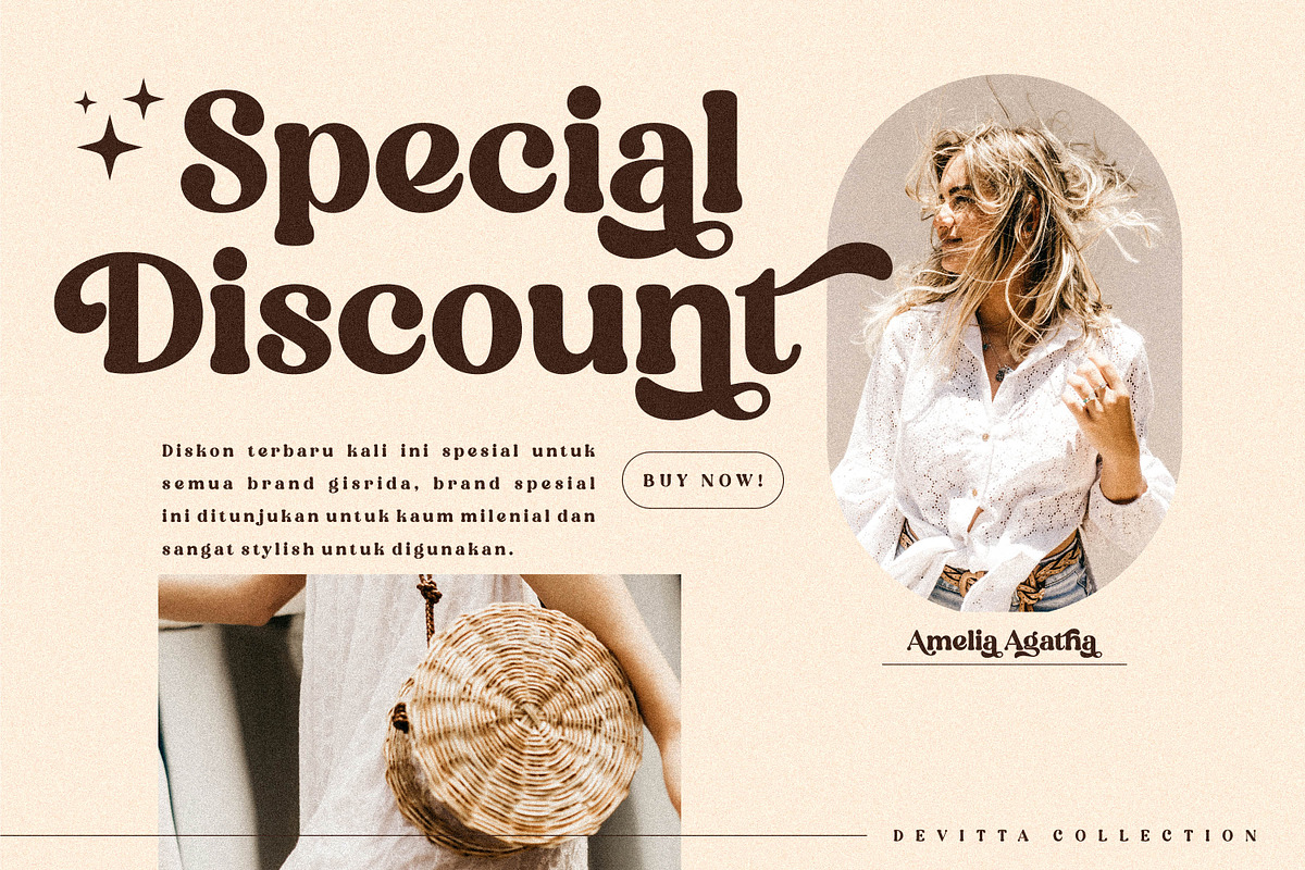 Devitta Classy Bold Serif Font, a Script Font by Storytype Studio (Photo 2 of 8)