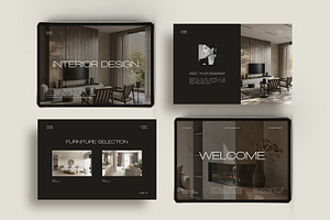 Interior Design Presentation Canva, a Presentation Template by Instprofi | Studio Estimo