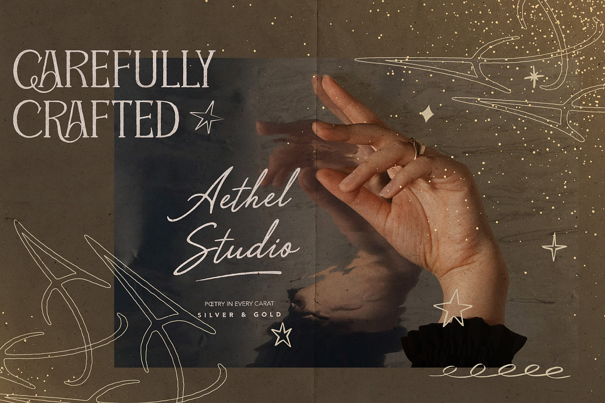Royale Magnolia Romantic Vintage Duo, a Script Font by Tyasify (Photo 4 of 15)