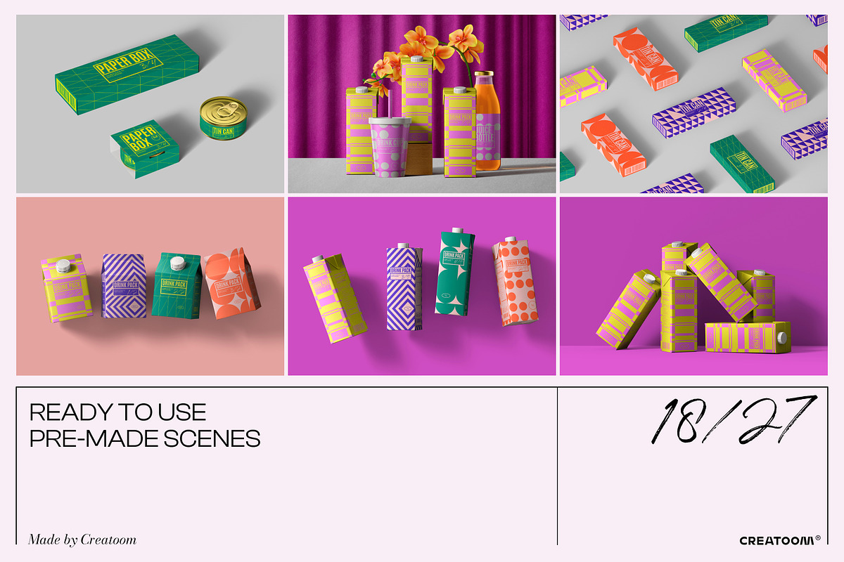 Mockup packaging set - part 2, a Packaging Mockup by Creatoom (Photo 6 of 12)