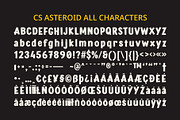 CS Asteroid – Fun Font, a Sans Serif Font by Craft Supply Co. (Thumbnail 8 of 8)