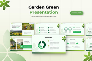 Garden Green - Google Slide, a Presentation Template by AQR Studio