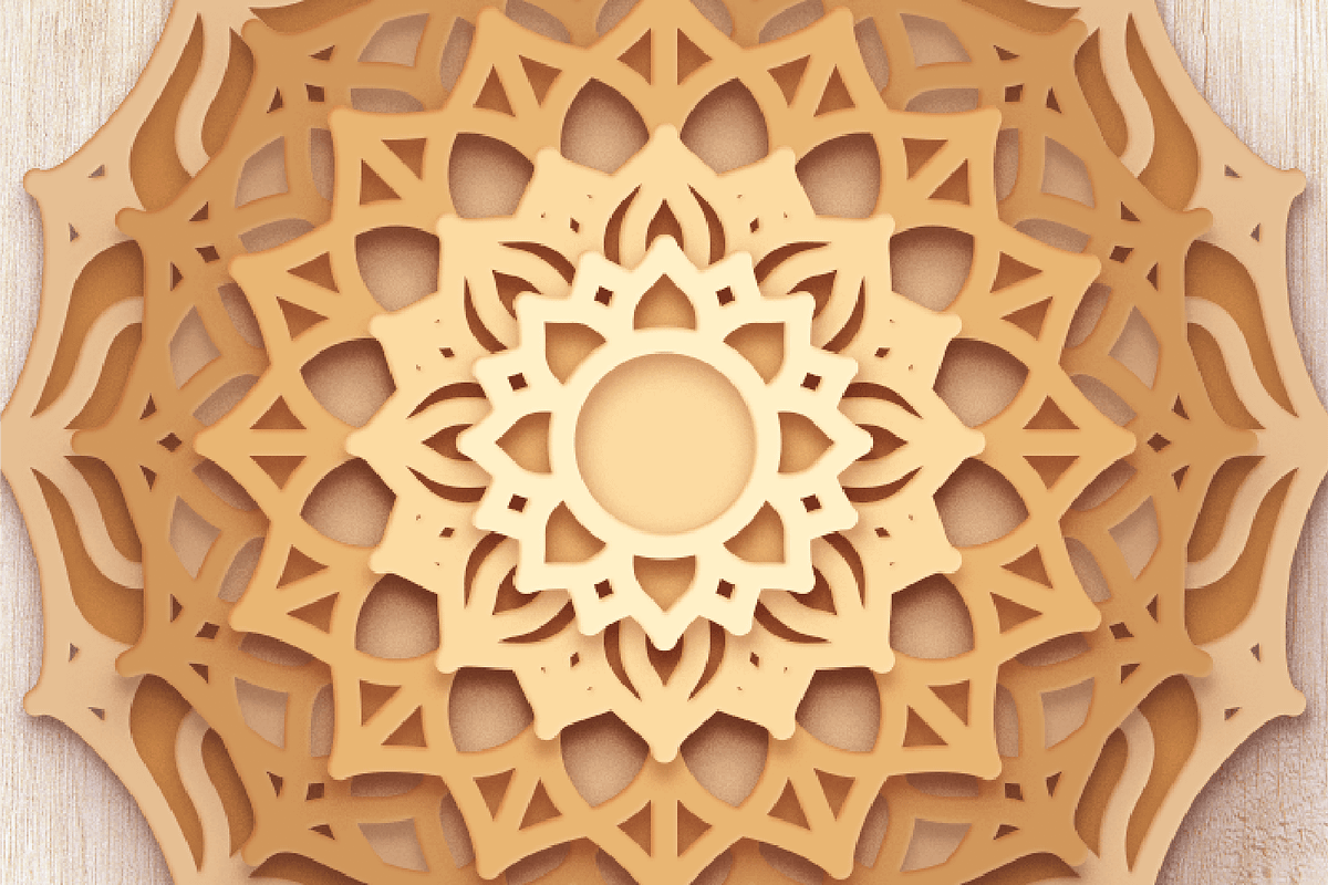 3D Dahlia Flower Design - Cut Files, an Object Graphic by Arshad Ali (Photo 4 of 8)
