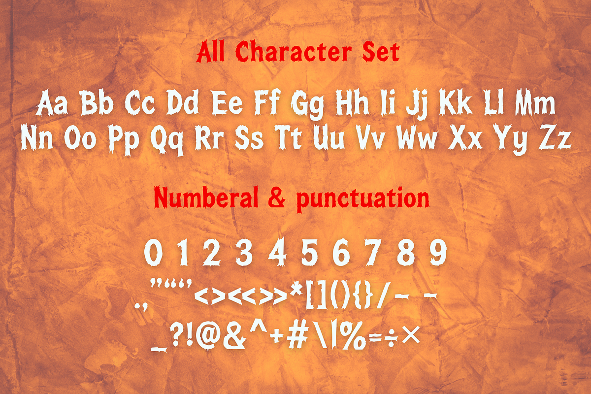 Dark Howl – A Haunted Typeface, a Handwritten Font by Brown Cupple (Photo 7 of 8)