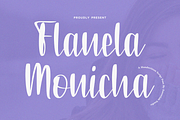 Flanela Monicha, a Script Font by Essentials Studio (Thumbnail 1 of 8)