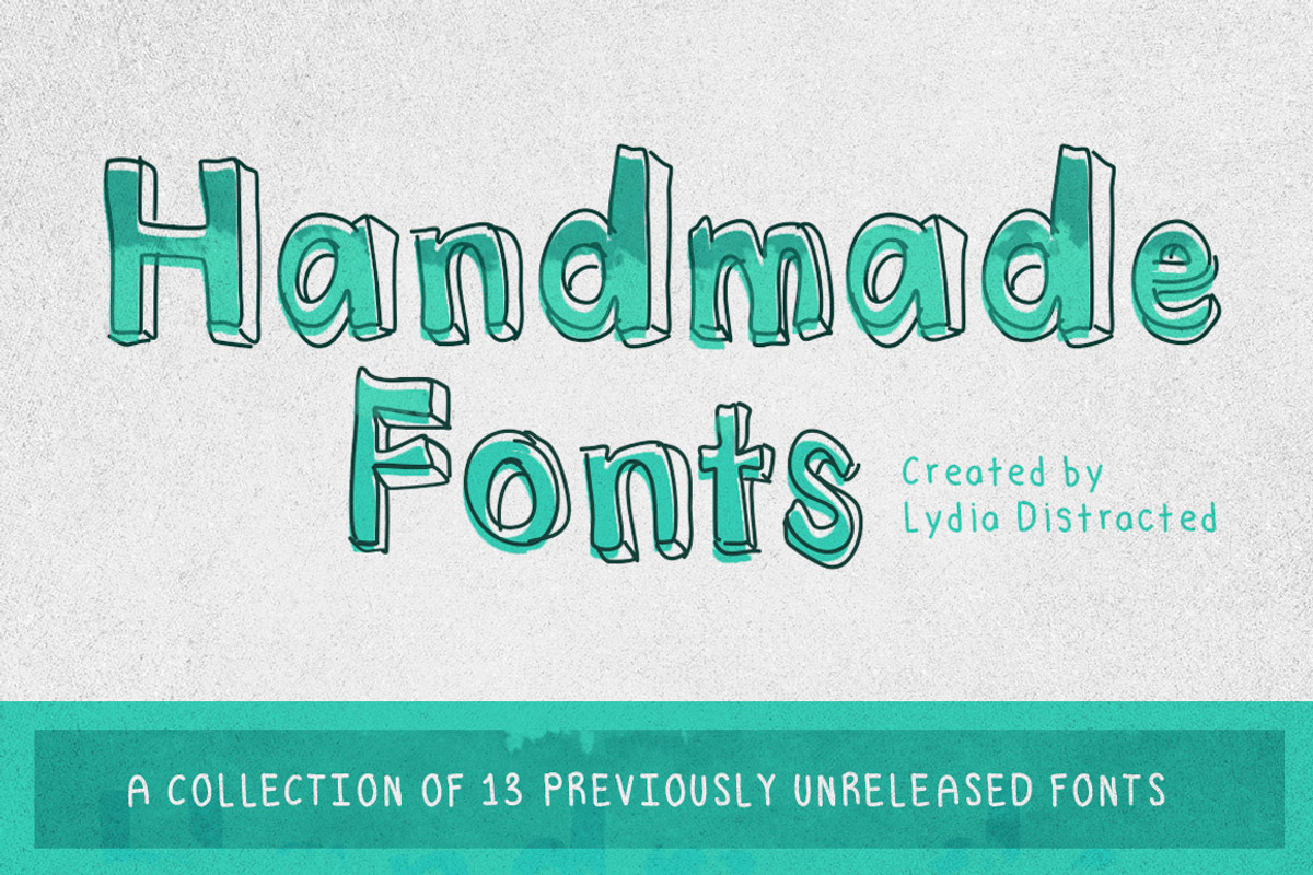 Handmade Fonts Set