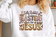 Silly Rabbit Easter if for Jesus Png, a Seasonal Illustration by Designking (Thumbnail 4 of 6)