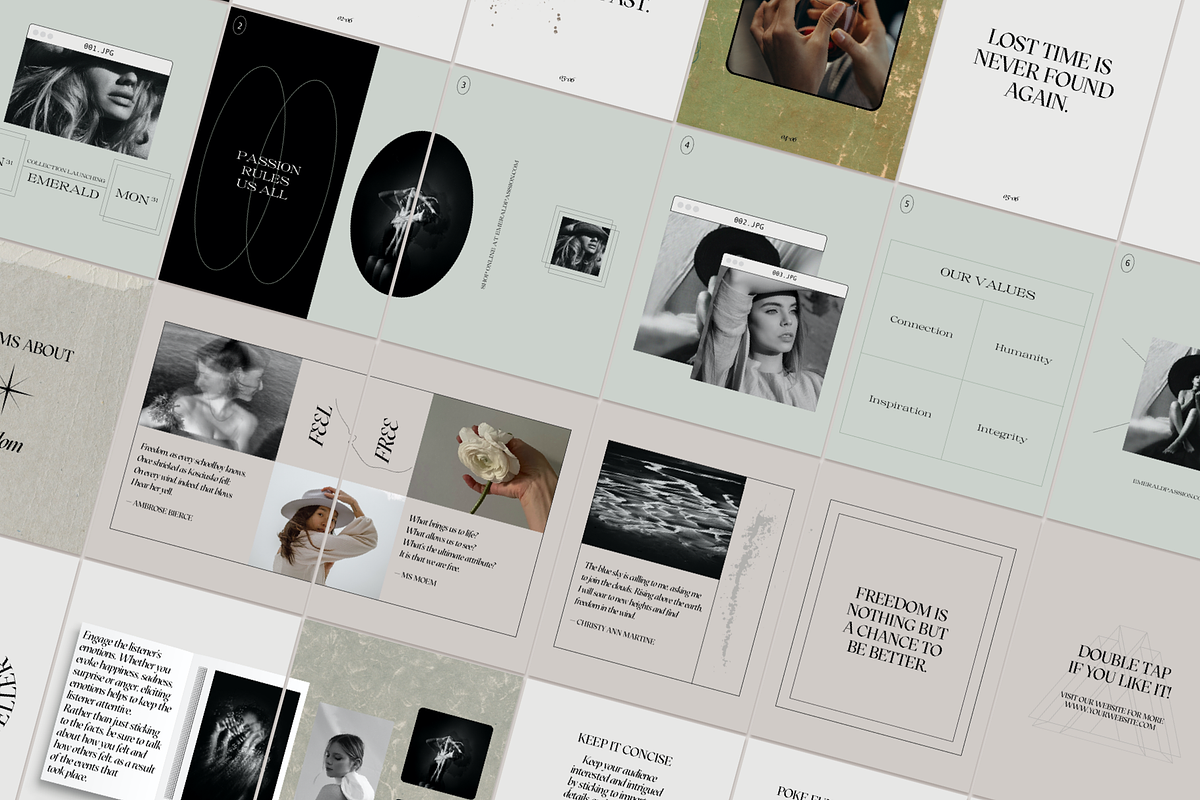 Instagram Carousel Bundle, a Social Media Template by Bonumo (Photo 9 of 24)