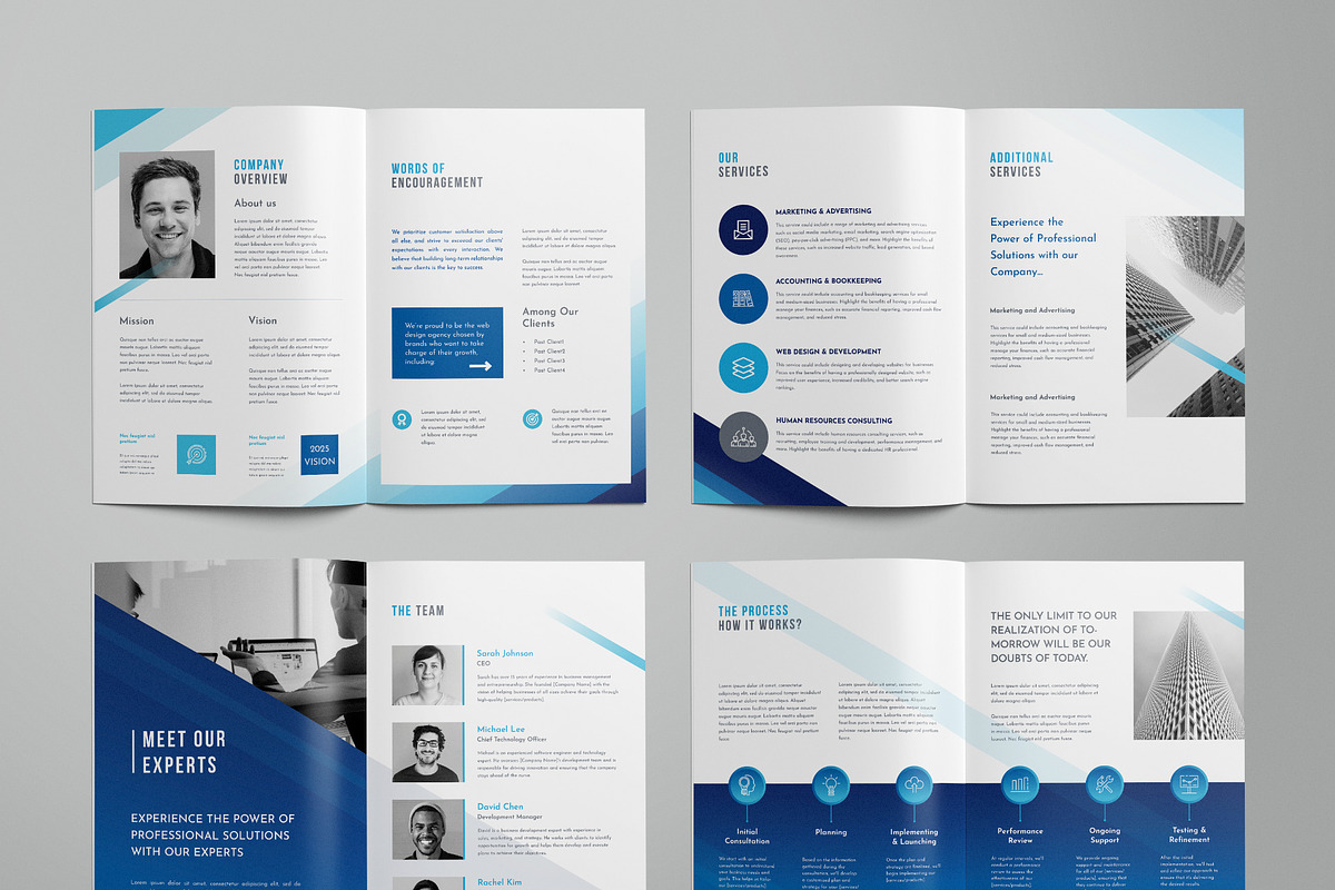 Project Proposal Template, a Brochure Template by BrochuresFactory