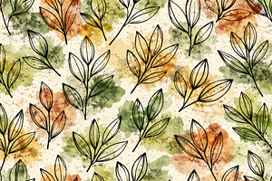Botanical illustration with watercol, a Photo by Dvoevnore photos