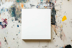 Art White Canvas Mockup, a Templates & Theme by VetalStock