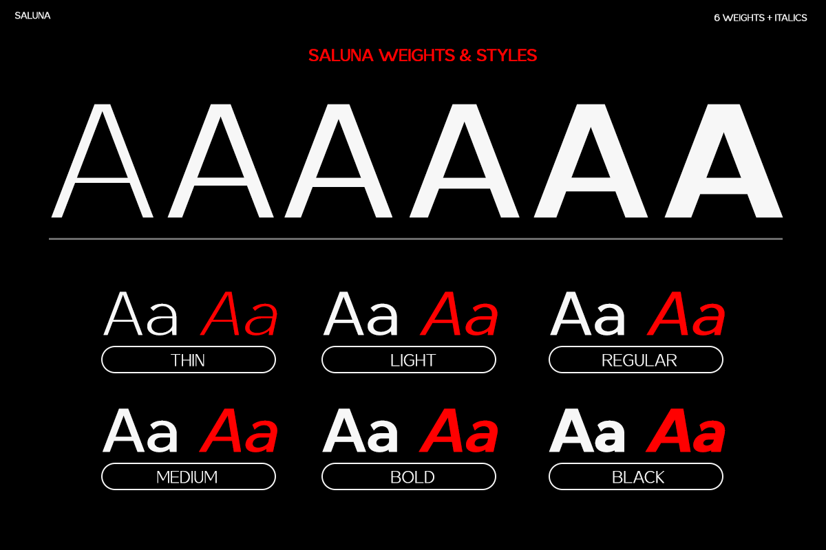 Saluna - Minimalist Sans Serif, a Sans Serif Font by Say Studio (Photo 14 of 15)