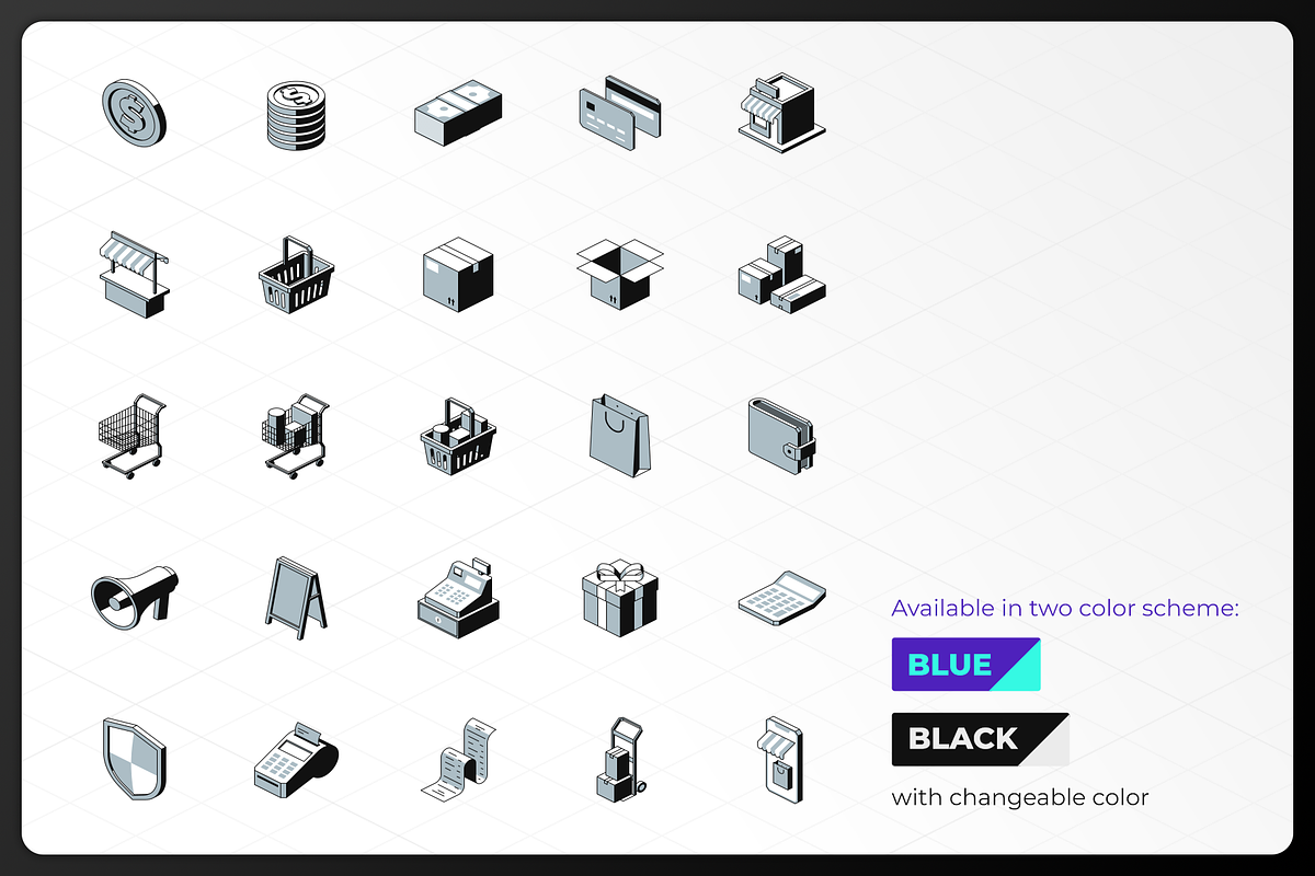 Icometric - eCommerce Icons, an Outline Icon by oelhoem (Photo 3 of 3)