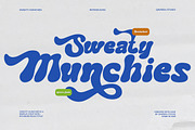 Sweaty Munchies - Bold Display Font, a Serif Font by Qweera Studio (Thumbnail 1 of 12)
