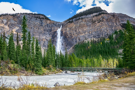 The waterfall forms water flow, a Nature Photo by kavram