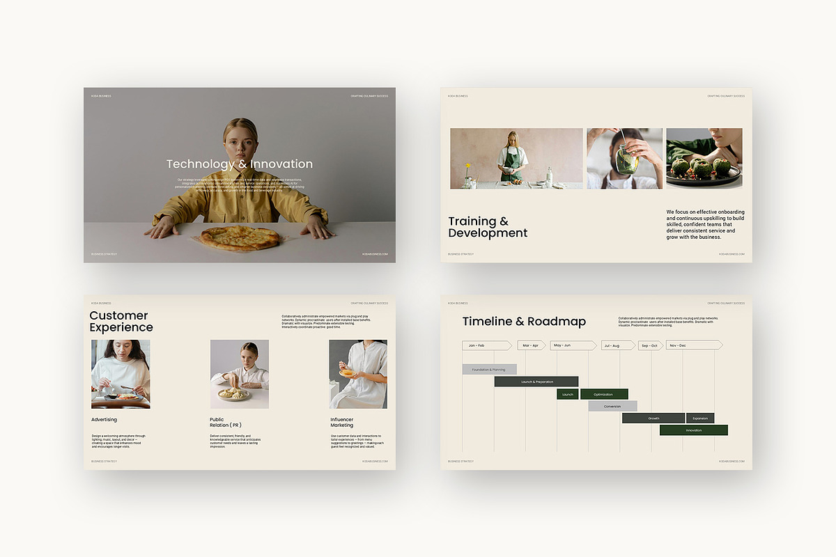 Koda : F&B Business Google Slides preview 5