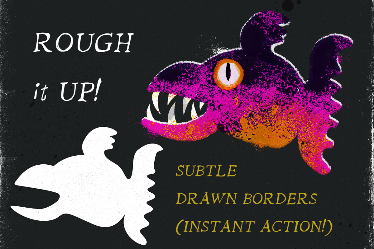 Auto Rough Borders, an Action Add-On by Simplex Opera (Photo 2 of 3)