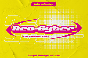 Neo-Syber - Y2K Font, a Font by Snape Design Studio