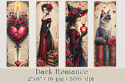 Romantic Gothic Valentine Bookmarks, a Decorative Illustration by GalaDesign03 (Thumbnail 4 of 4)