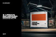 Urban Billboard Mockups, a Product Mockup by FLYERWRK (Thumbnail 1 of 10)