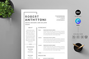 ATS Friendly resume, a Resume Template by Blackcloud_Creations (Thumbnail 1 of 8)