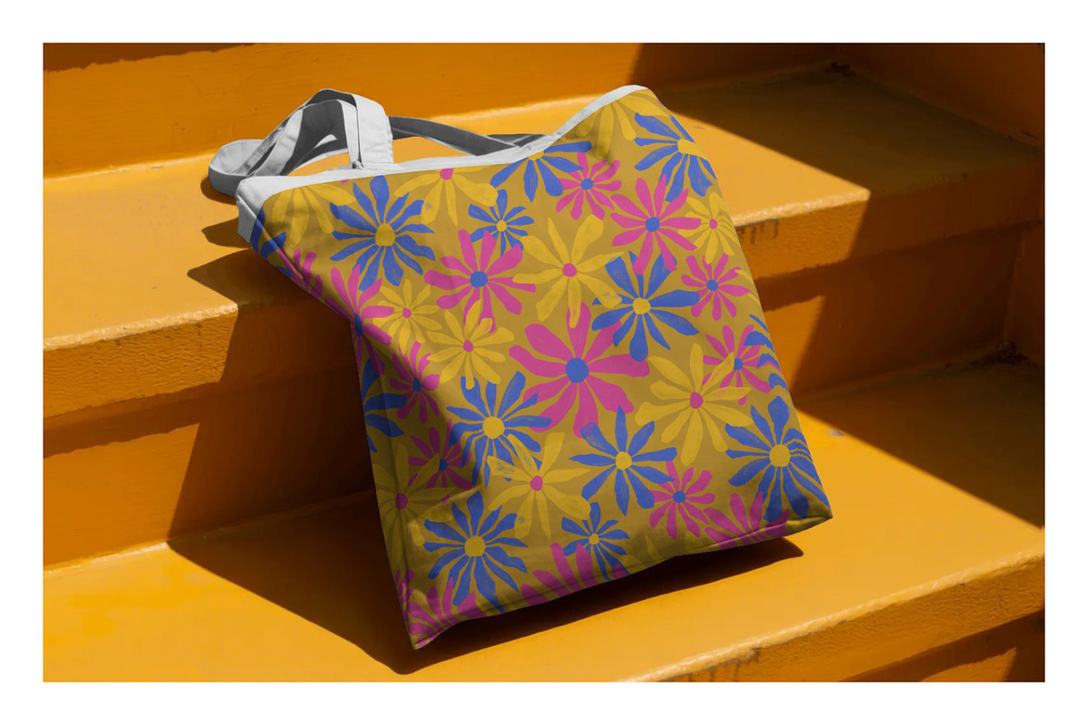 Petal Parade Retro Daisy Pattern, a Pattern Graphic by Annie Tyndall Creative (Photo 11 of 12)