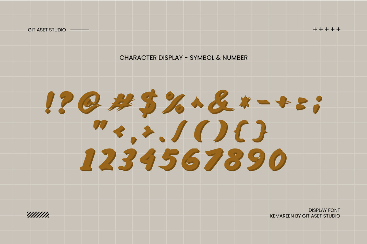 Kemareen Display Font, a Sans Serif Font by gitasetstudio (Photo 4 of 5)
