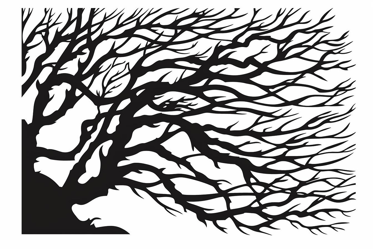 Tree Branch Laser Cut Panel Bundle, a Graphic by hafijul (Photo 5 of 9)