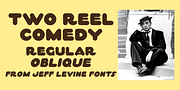 Two Reel Comedy JNL, a Sans Serif Font by Jeff Levine Fonts (Thumbnail 1 of 5)