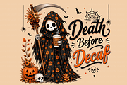 Coffee Halloween Tshirt Png Bundle, a Seasonal Illustration by Daisy Design (Thumbnail 9 of 9)