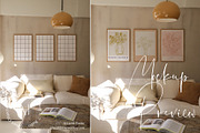 Living Room Frame Mockup, a Product Mockup by ArtwithFrame (Thumbnail 6 of 9)