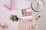 Beauty Influencer Media Kit Pink, a Resume Template by Golden Horizons Studio (Thumbnail 7 of 11)