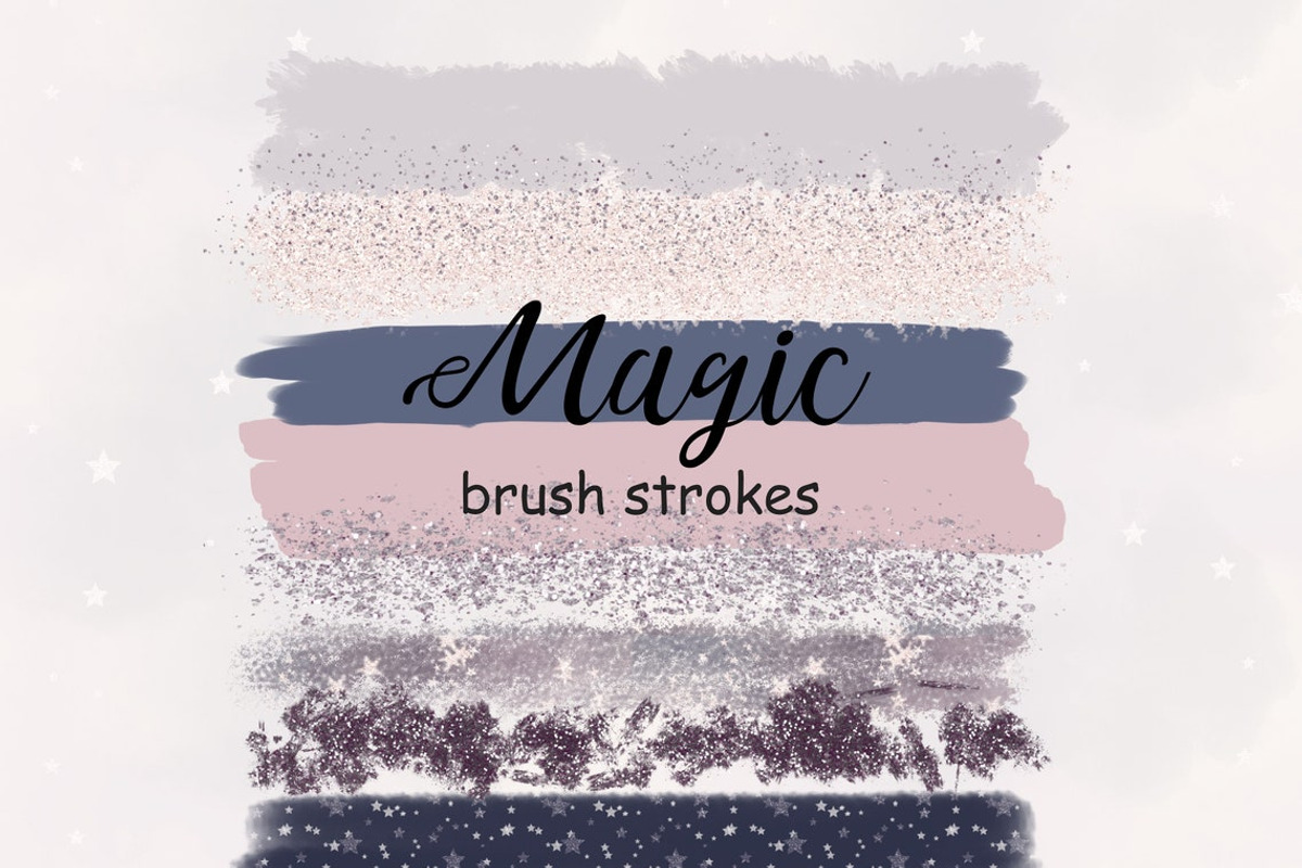 Magic Brush Strokes, an Object Illustration by GlamArtZhanna (Photo 1 of 3)