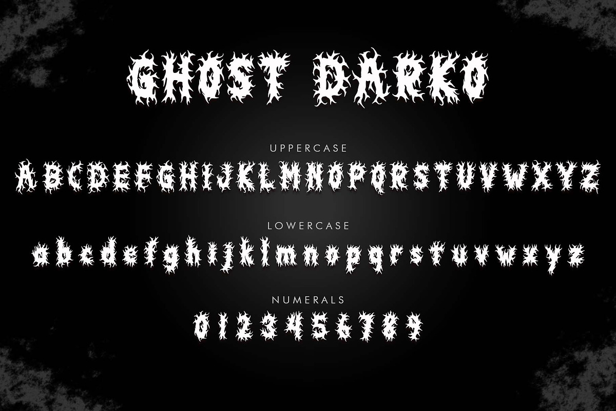 Ghost Darko, a Blackletter Font by Yoga Letter (Photo 7 of 7)