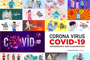 Corona Virus - Covid-19 Illustration