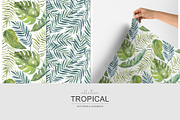 Tropical watercolor collection., a Pattern Graphic by BrushArtDesigns (Thumbnail 9 of 13)