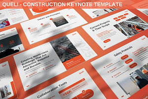 Queli - Construction Keynote Templat, a Design Template by SlideFactory