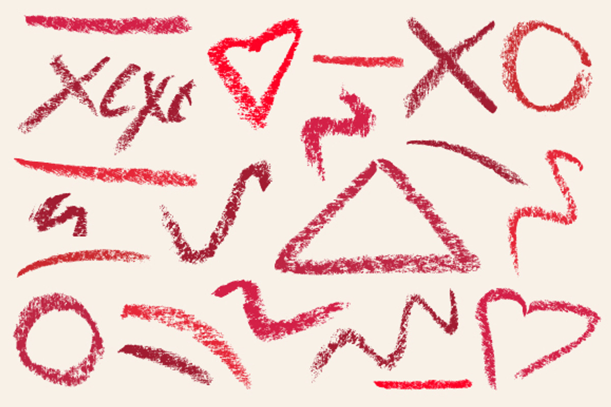 Lipstick / Chalkboard Marks
