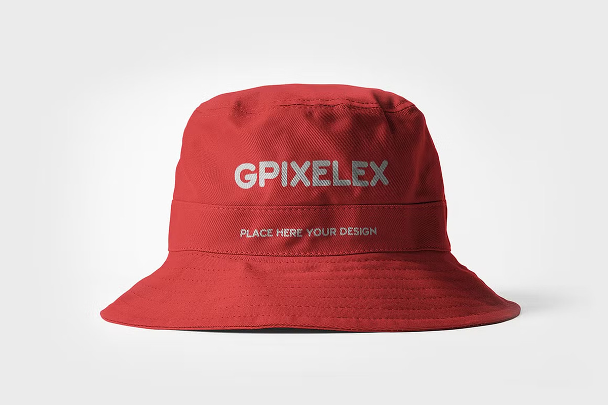 Bucket Hat Mockup Template, a Hat Mockup by GraphicsPixel (Photo 2 of 3)