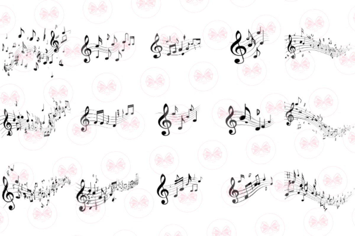 Music Notes Clipart, an Illustration by Markicha Art (Photo 2 of 5)
