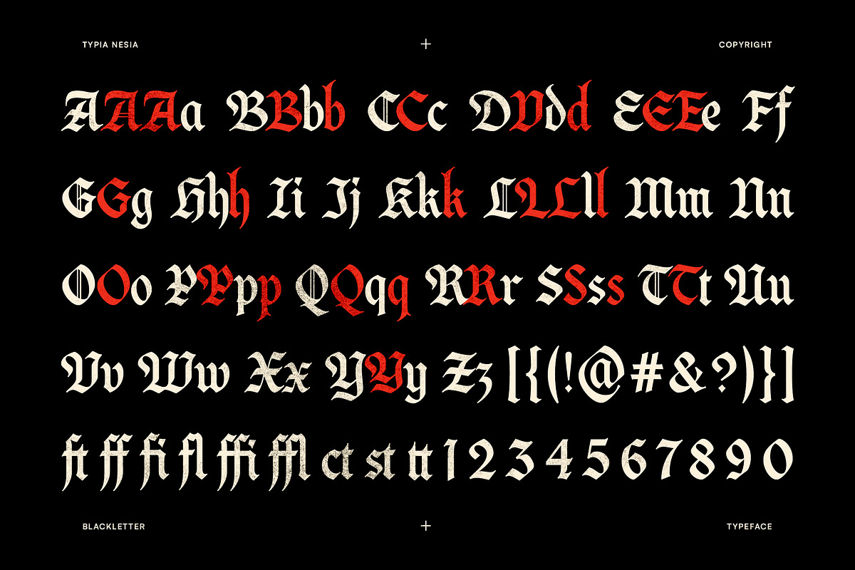 Devonxa - Modern Blackletter Font, a Blackletter Font by Typia Nesia (Photo 12 of 12)