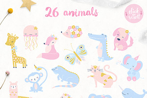 Animal Alphabet & Cute Baby Patterns