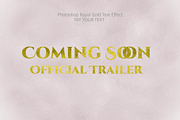 Gold Foil Photoshop Text Effect, a Layer Style Add-On by MRI STUDIO (Thumbnail 18 of 29)